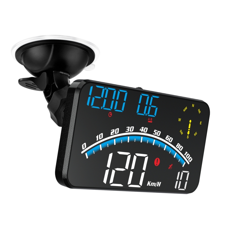 Kaufe HUD 3,8-Zoll-GPS-Auto-Head-Up-Display, Geschwindigkeitsalarm,  Kompass, Windschutzscheibenprojektor, Tachometer, HUD über GPS-Satelliten