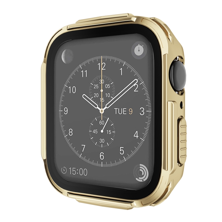 Gold plated apple watch case sale