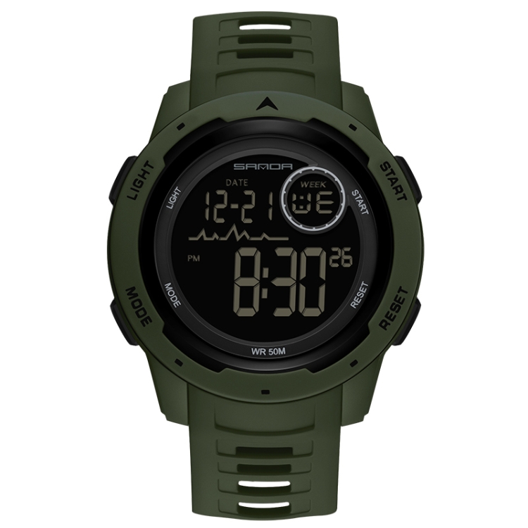 SANDA 3017 Waterproof Electronic Sports Glow Watch Men's and Women's  Wristwatch | eBay