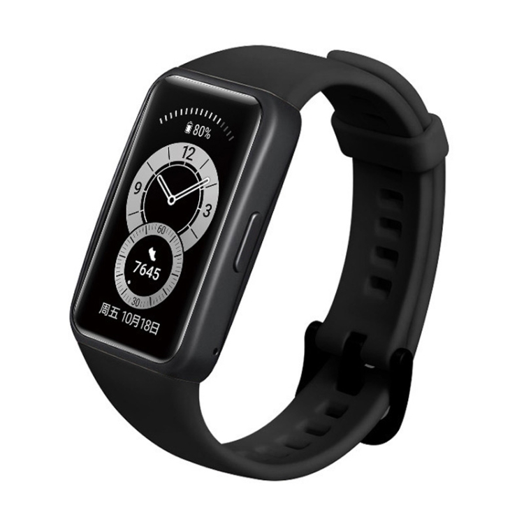 Huawei watch fit graphite black silicone strap hotsell