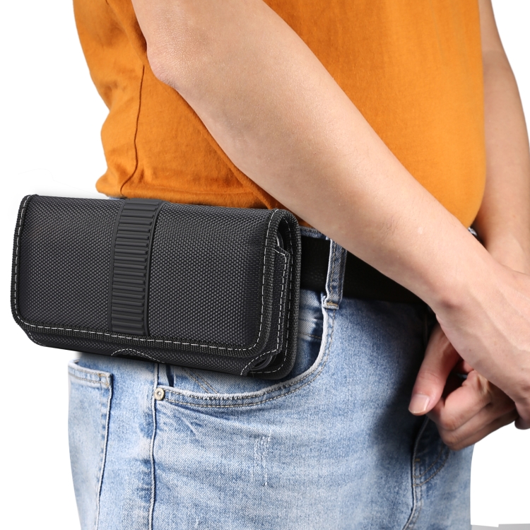 14 inch Oxford Anti-theft Lock Multifunction Crossbody Fanny Pack Bag