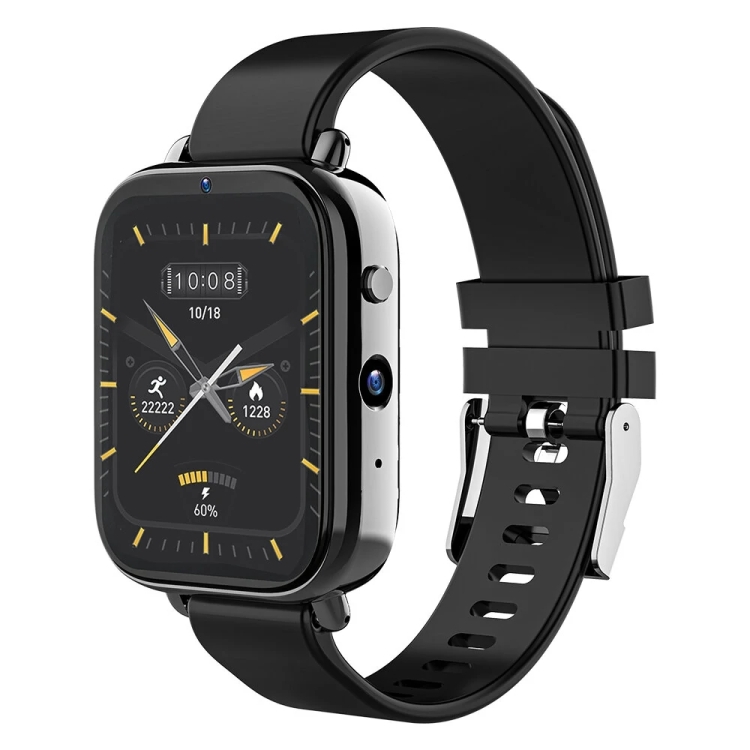 ROGBID KING 1.75 inch Screen 4G LTE Smart Watch Android 9.1OS  2GB+16GB(Black)