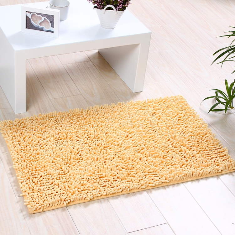 40*60cm Chenille Bathroom Carpet Mat Bedroom Floor Mat Rug Anti-slip Doormat Rug 