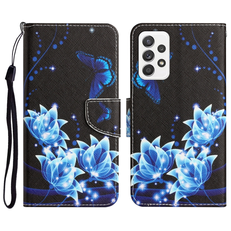 Samsung Galaxy S24 Ultra Handy Hülle - Leder Bookcover Image Series -  blauer Schmetterling