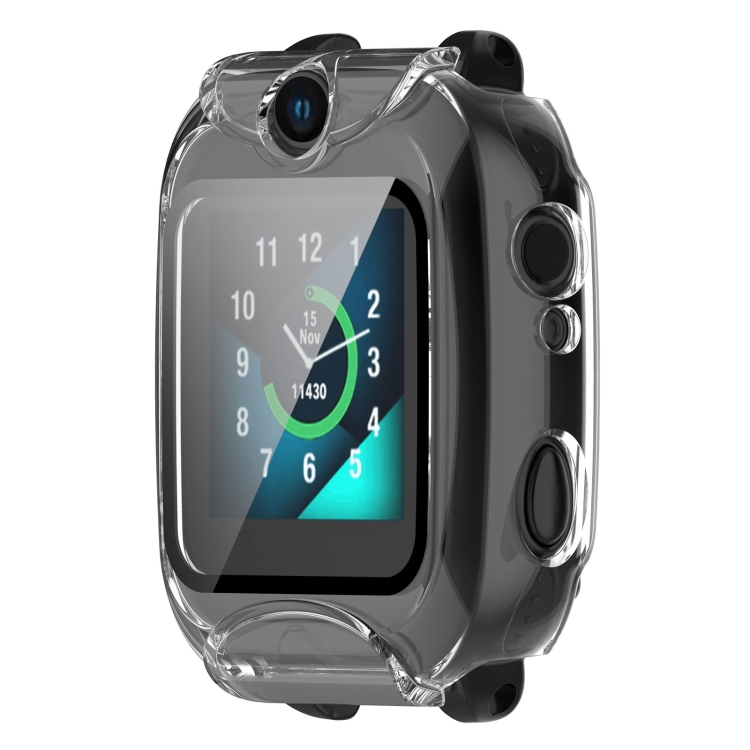 For Xplora XGO2 Tempered Glass Film PC Watch Case(Transparent)