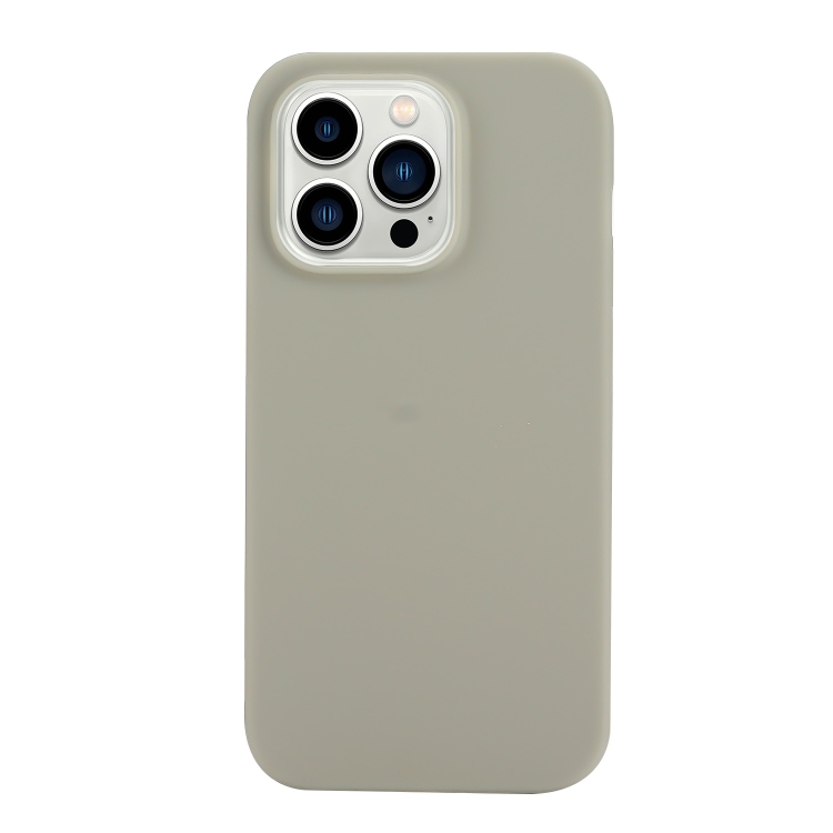 Funda silicona sólida iPhone 14 Pro Max (blanco) 