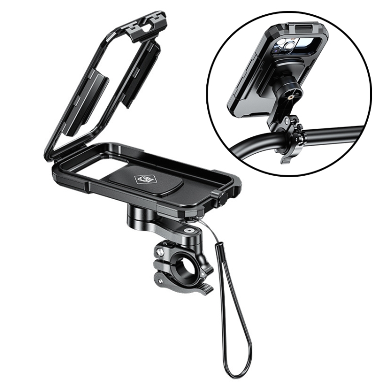 M18LQD Motorcycle / Bicycle Waterproof Quick Release Mobile Phone Holder
