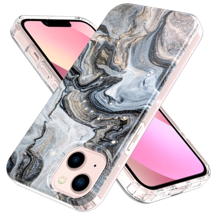 For iPhone 13 Marble Pattern IMD Phone Case(P-GWL10084)