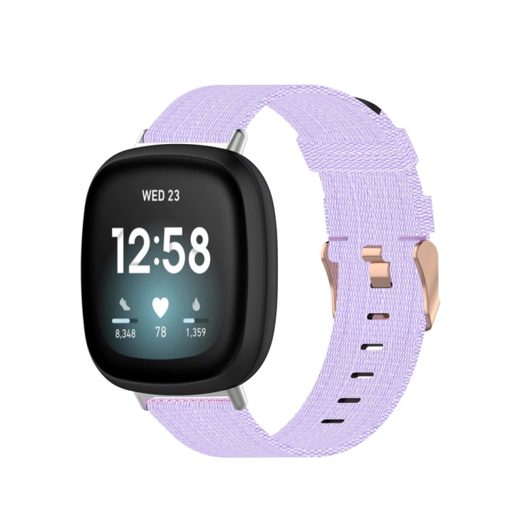 Fitbit versa purple woven 2025 band