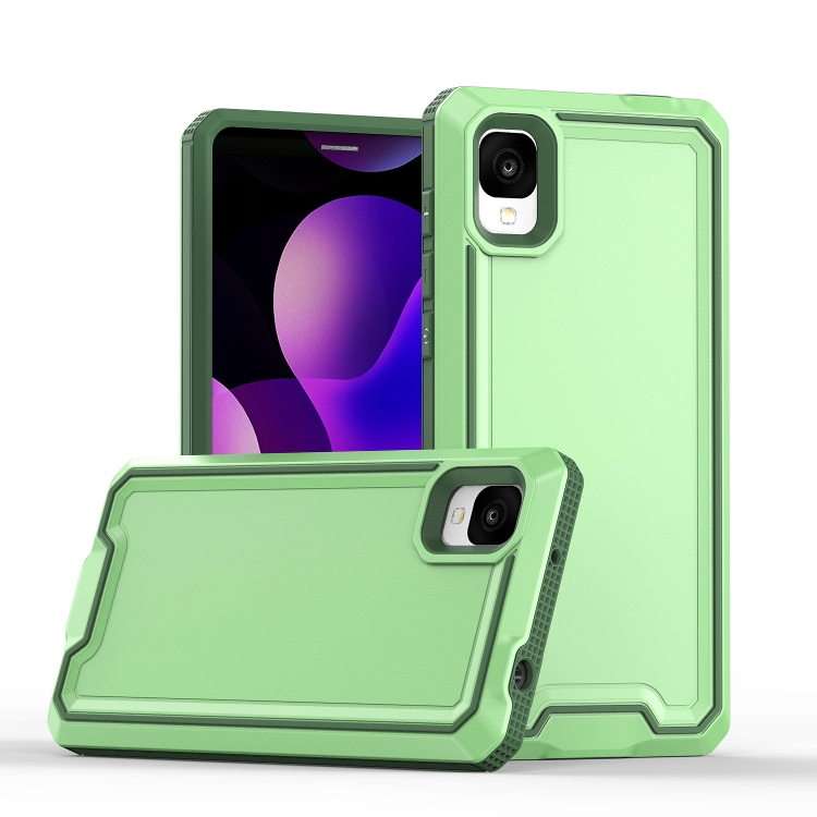 For TCL ION z Armour Two color TPU PC Phone Case Green Grey