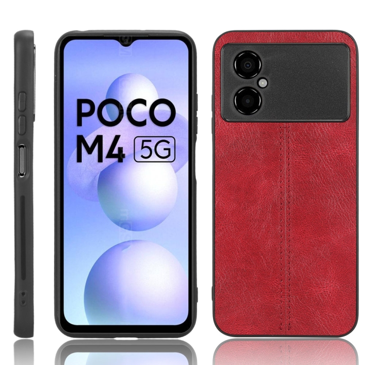 For Xiaomi Redmi Note 12 Pro Speed/Poco X5 Pro 5G Sewing Cow Pattern Skin PC