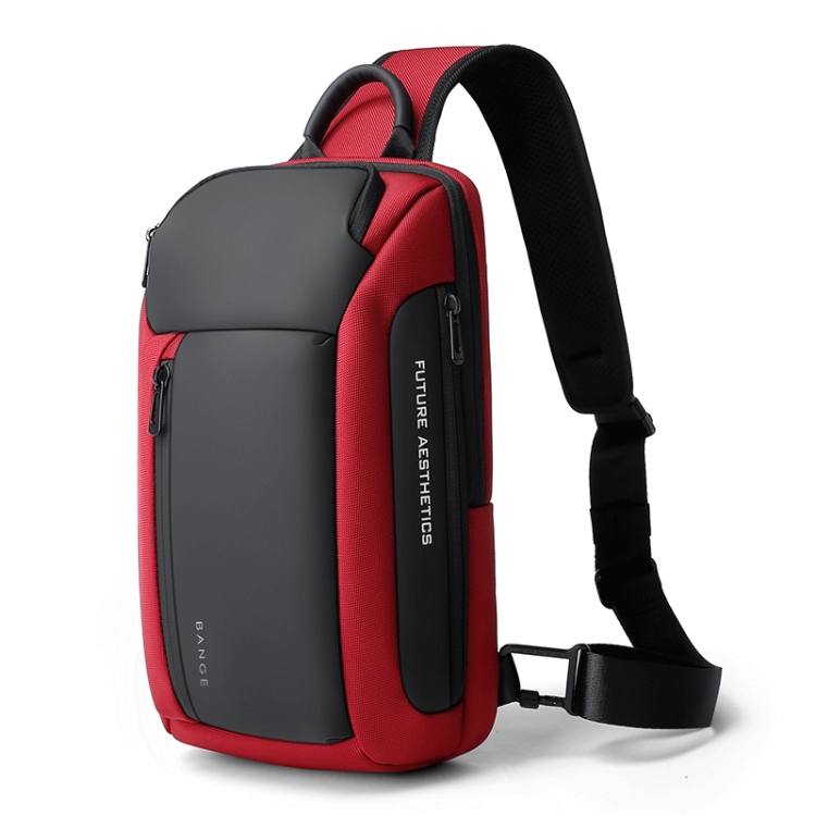 BANGE BG-7566 Oxford Fashion Waterproof Shoulder Chest Bag(Red)
