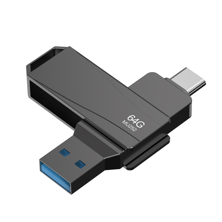 Clé USB 64 Go 2 en 1 USB C Flash Drive 64 Go OTG Type C USB 2.0