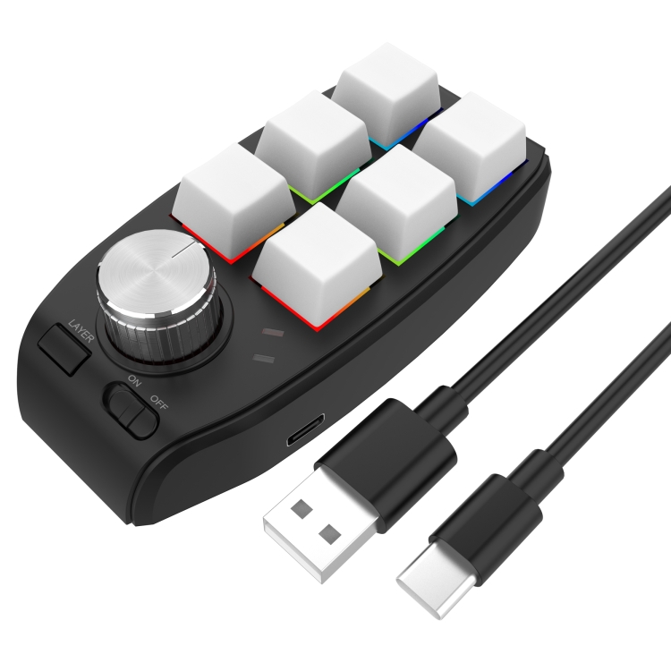 100 Keys Customized Gaming Wired Mechanical Keyboard Transparent Keycap Red  Shaft (Black)