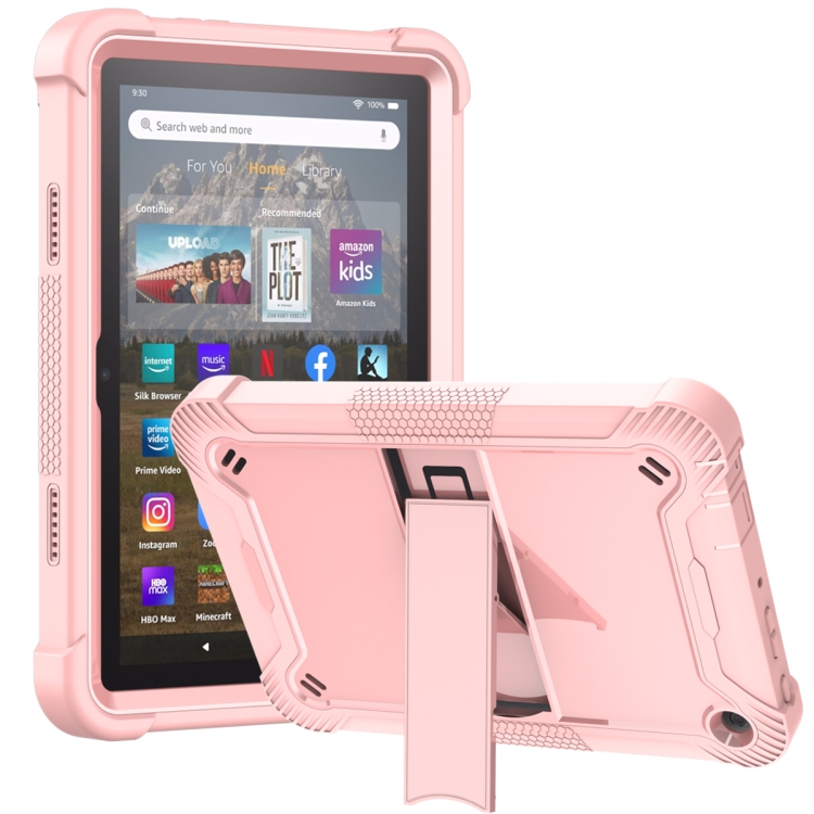 for  Kindle Fire HD8 2022 Tablet Case, Silicone Hard Back