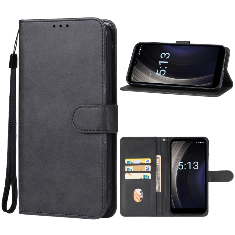 For Orbic Joy 4G RC608L Leather Phone Case Black