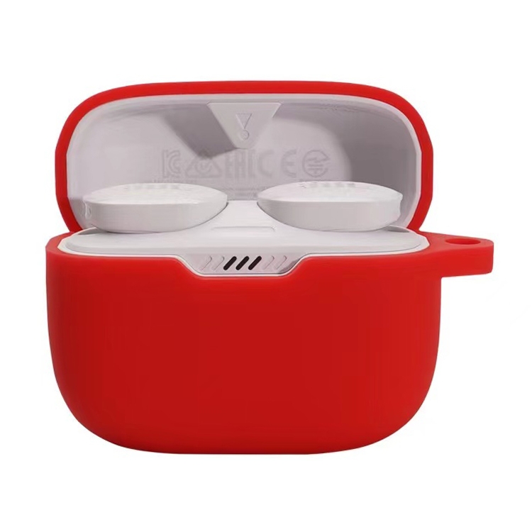 สำหรับ JBL T230NC TWS หูฟังไร้สายเคสซิลิโคน (สีแดง)