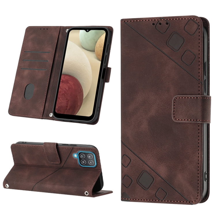 Double-N Samsung Galaxy A12 Case, PU Leather Wallet India