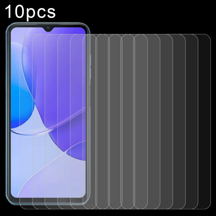 Para Oukitel C32 Pro 10pcs 0.26mm 9H 2.5D Película de vidrio templado
