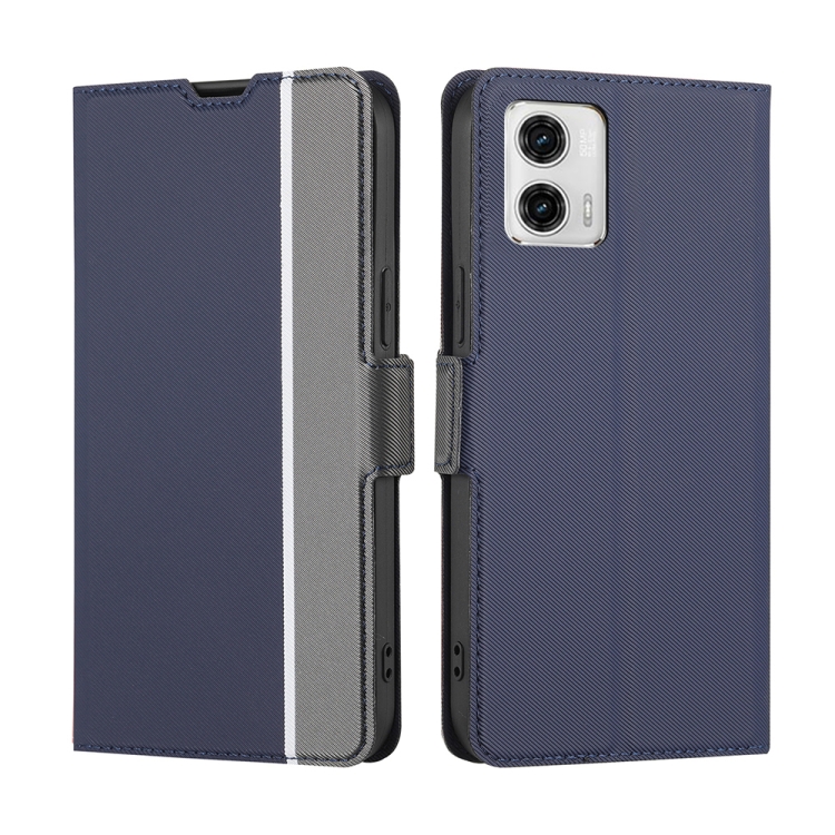 Para Motorola Moto G84 5G Funda para teléfono de cuero con textura de rombo  y hebilla