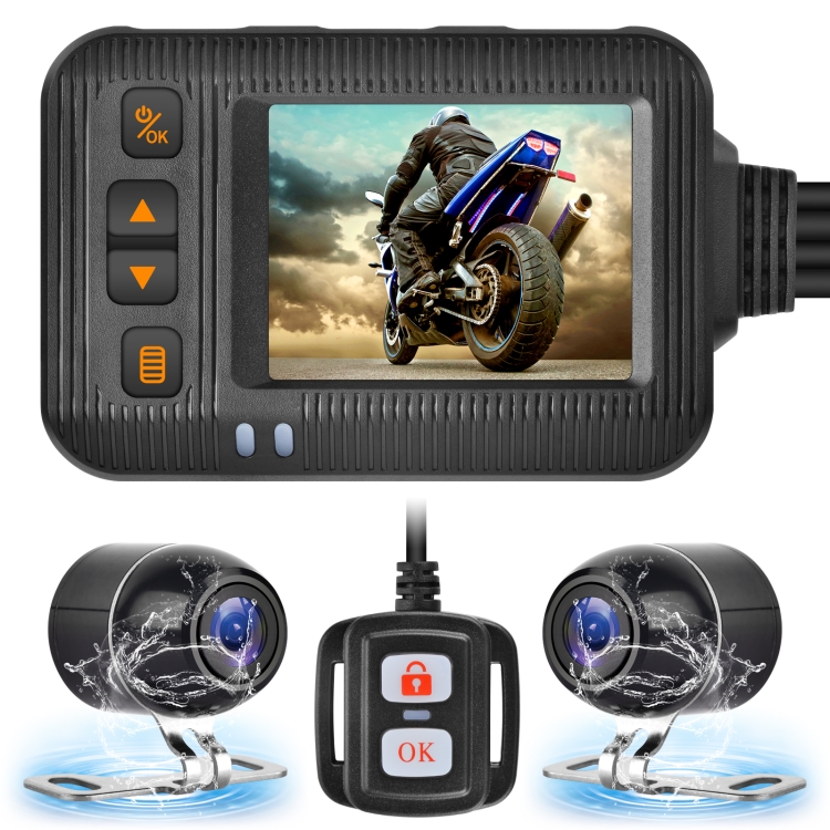SE20 2.0 pouces 1080P étanche HD moto DVR, carte TF de soutien/vidéo de  cyclisme/surveillance