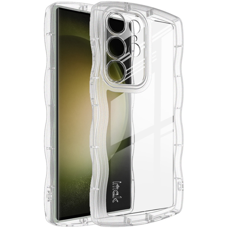 For Samsung Galaxy S23 Ultra 5G IMAK UX-8 Series Shockproof TPU Phone  Case(Transparent)