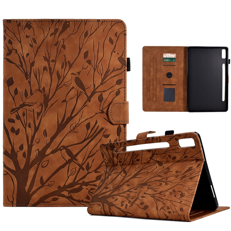 Para Lenovo Tab P11 Pro Gen 2 Fortune Tree Pressure Flower PU