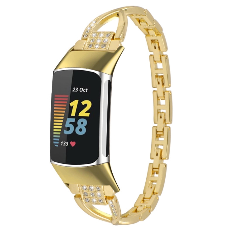 Fitbit with best sale metal strap