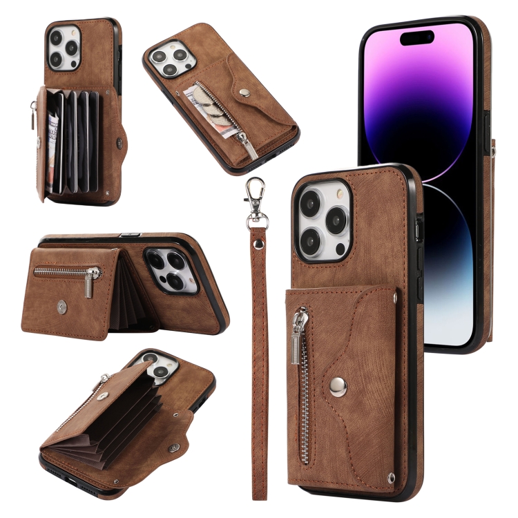 Womens/Mens Purse Wallet Case for iPhone 11 Pro Max/iPhone XS Max /iPhone 6  7 8 Plus,12 Card Slots Card Slots Zipper Detachable Magnetic Cover Zipper  Purse Phone Case for Samsung Galaxy Note