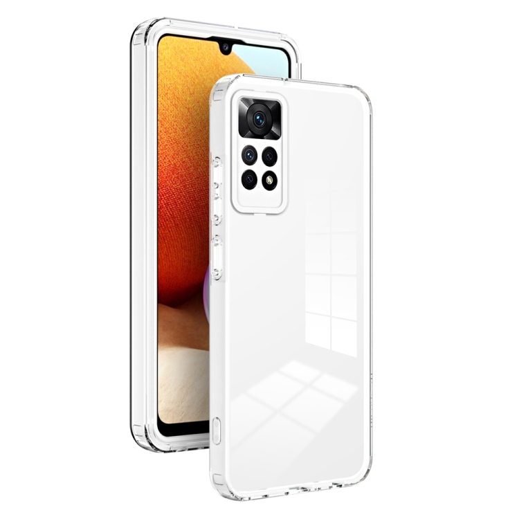 For Xiaomi Poco X5 Pro 5G / Redmi Note 12 Pro Speed 5G Phone Case Tempered  Glass Back Cover Gradient Color Slim Case - Black Wholesale