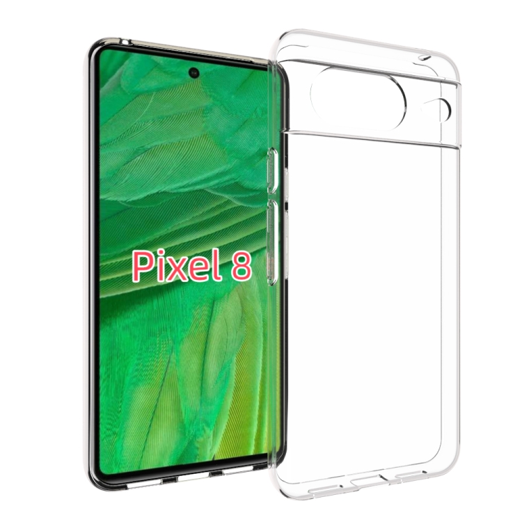 Para Google Pixel 8 Pro Funda de teléfono TPU con textura impermeable  (transparente)