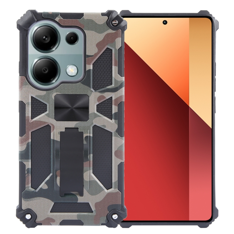 Для Xiaomi Redmi Note 13 Pro 4G камуфляжная броня подставка TPU ...
