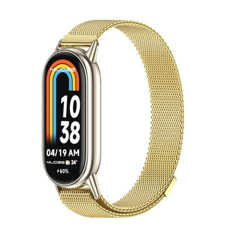 Correa Milanesa Para Xiaomi Mi Band 8 Accesorios De Acero Inoxidable Metal  Smartwatch NFC