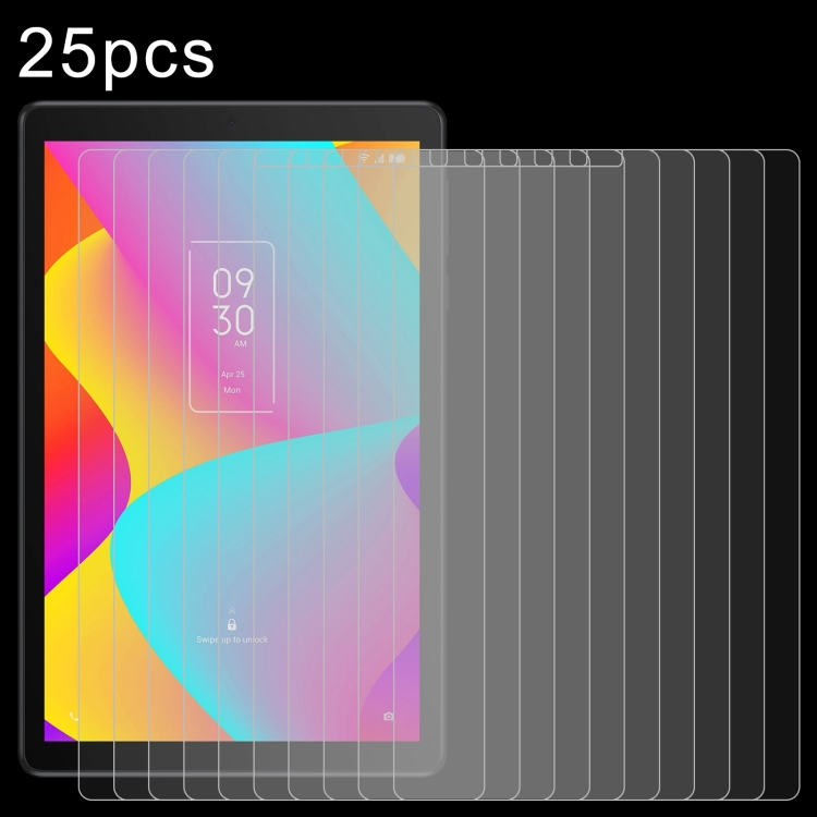 Per TCL Tab 8 LE / WiFi 25 pezzi 9H 0,3 mm Pellicola in vetro temperato