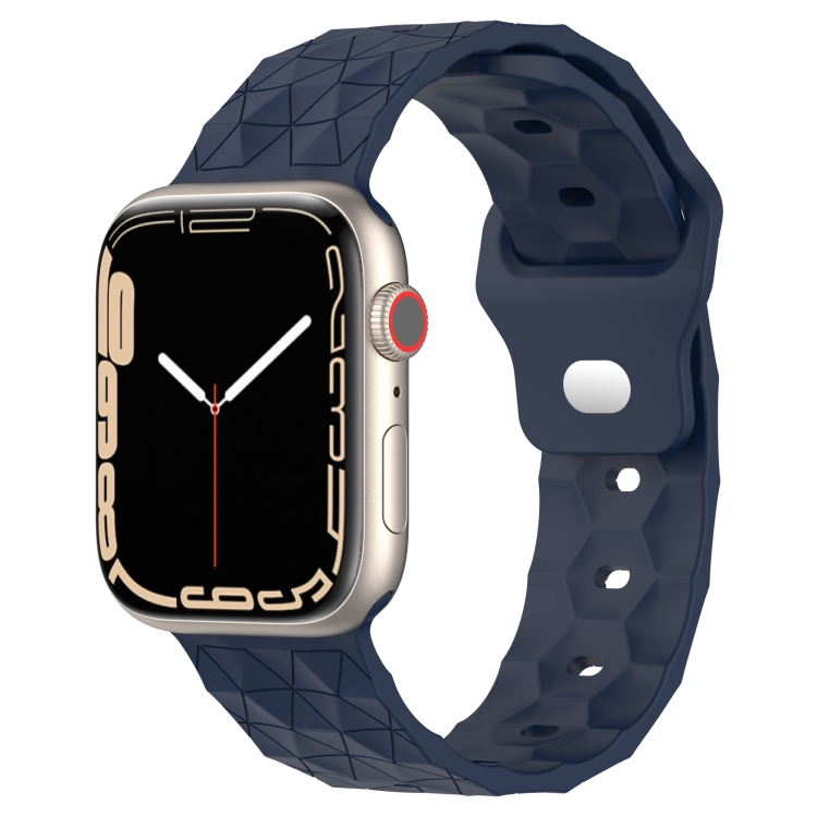 Football Texture Silicone Watch Band For Apple Watch 8 45mm