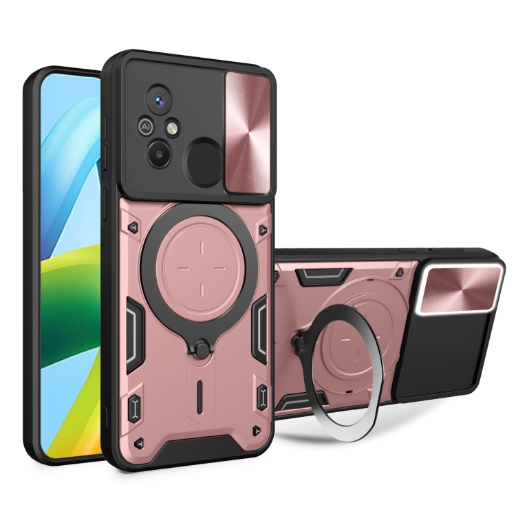 Funda compatible con Samsung Flip 4, protector deslizante para cámara,  funda para teléfono Samsung Z Flip 4 con soporte de anillo, soporte  telescópico