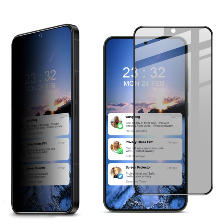 Für Samsung Galaxy S24 5G imak HD Vollbild-Anti-Spionage-Schutzfolie aus gehärtetem  Glas