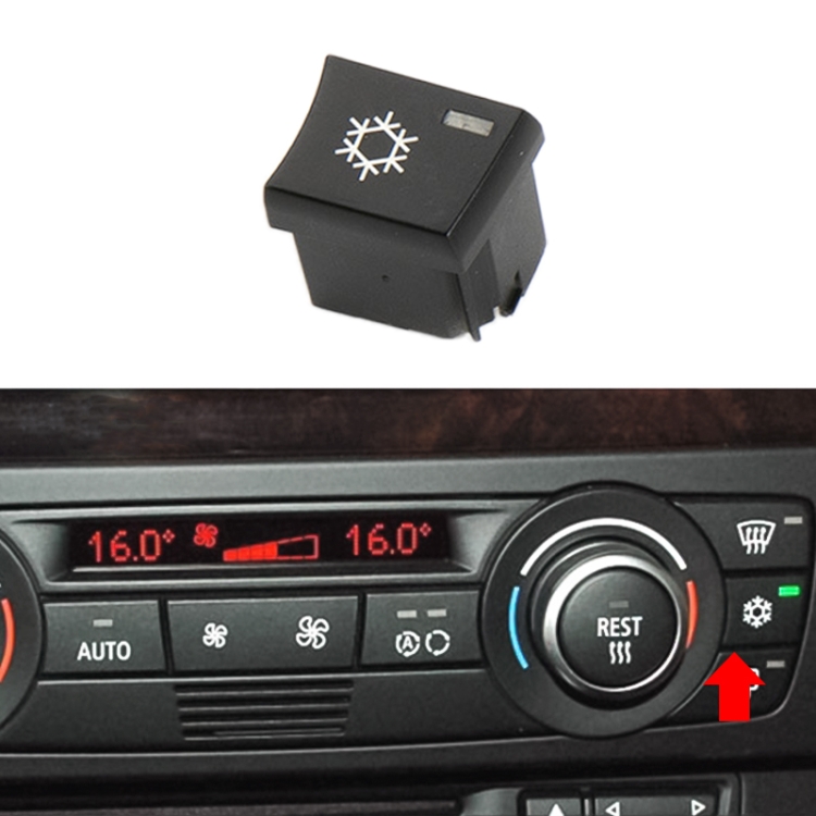 Für BMW 1 Serie/3 Serie/X1/X3 Links Fahren Auto Klimaanlage Panel Schalter  Taste Schnee