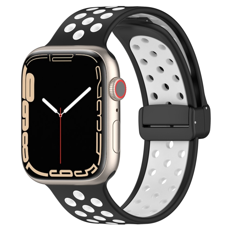 Para Apple Watch 5 40 mm Correa de reloj de silicona con 