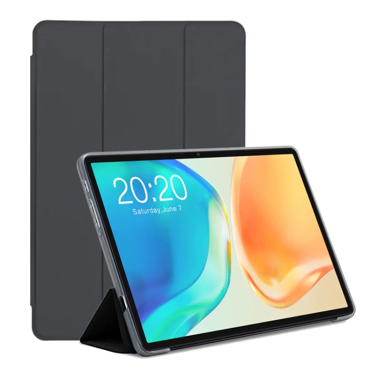 For Teclast M40 Plus 3-Fold Holder Folio Leather Tablet Smart Case