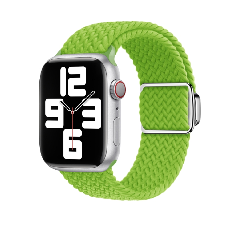 For Apple Watch 7 45mm Nylon Loop Magnetic Buckle Watch Band