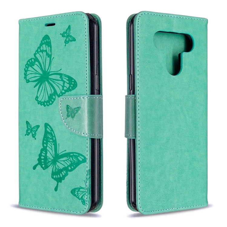 Tower Butterfly Matte Leather Wallet Phone Case for LG Stylo 5