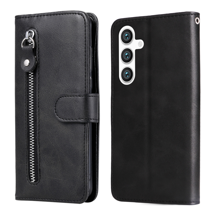 Samsung Galaxy S24+ Vegan Leather Case - Black