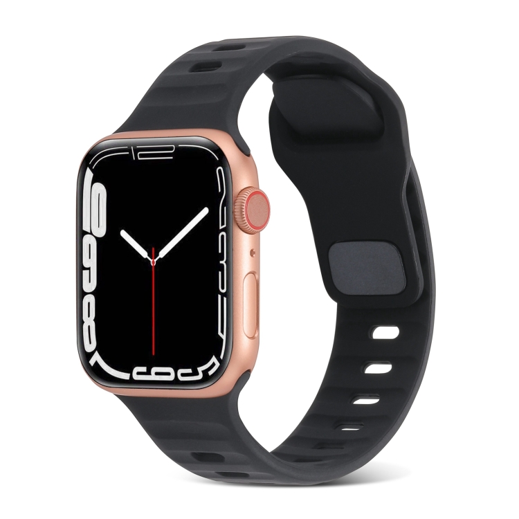 Bracelete de duas voltas em pele para relógio Apple Watch Series