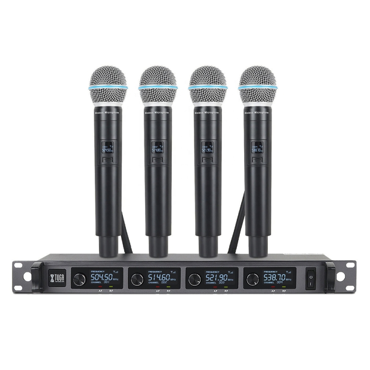 XTUGA A140 H Wireless Microphone System 4 Channel UHF