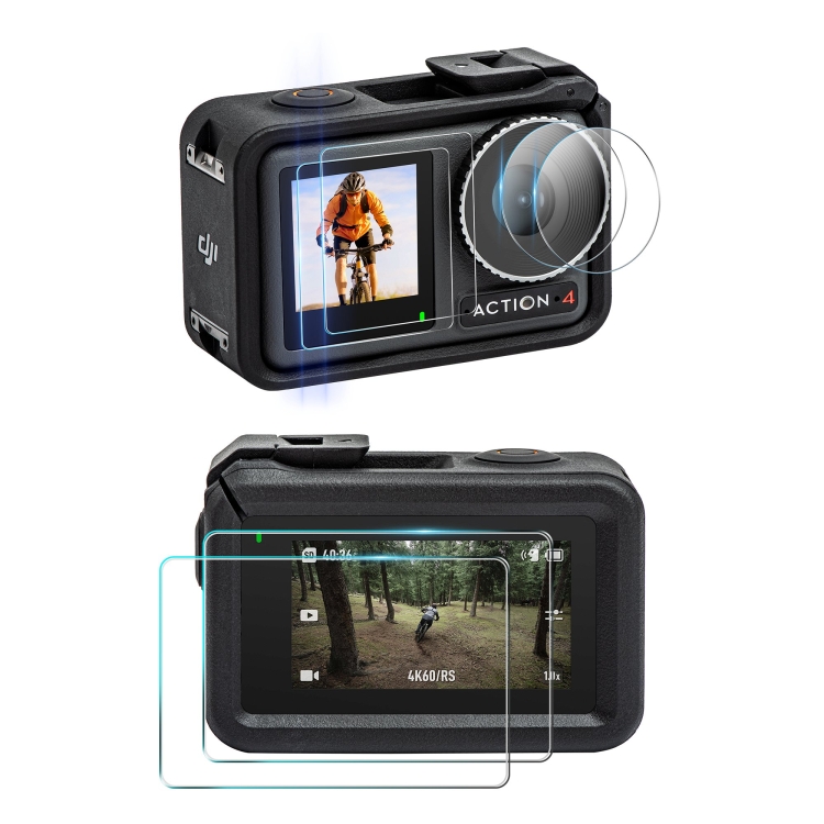 SunnyLIFE DJI Action 2 Display and lens protective films Set
