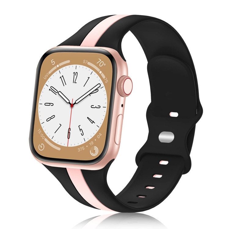 Pink apple watch black band hotsell