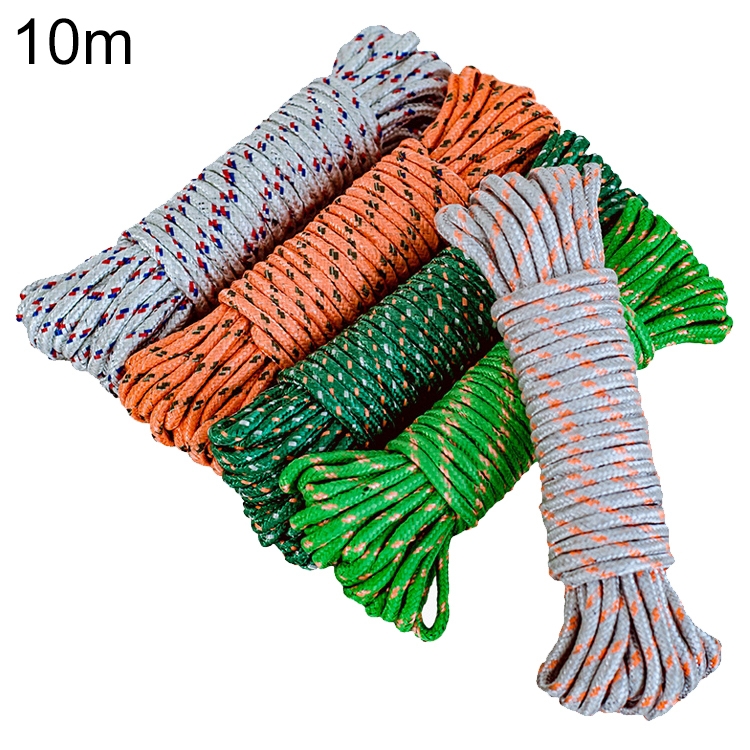 Washing Line Rope Outdoor Clothes Line Laundry Line Outdoors Multipurpose  Braided Cotton Soft Rope for Garden, Arts and Crafts | 4mm (10M)