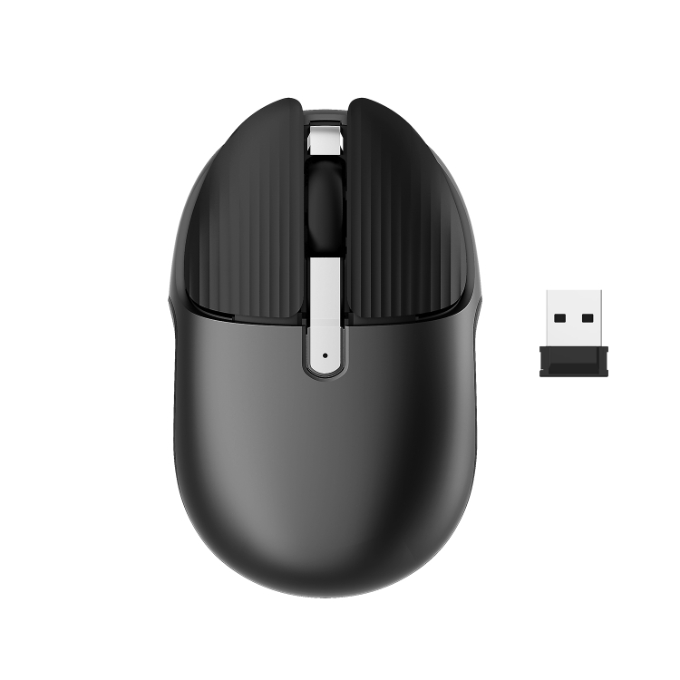 Mini souris sans fil Bluetooth, 6 boutons, réso. 1600 DPI, Souris sans-fil