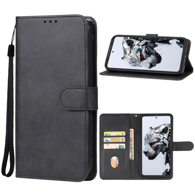 For Unihertz 8849 Tank 3 Leather Phone Case(Black)